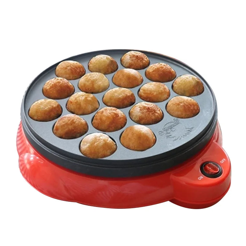 220V Chibi Maruko Baking Machine Household Electric Takoyaki Maker Octopus Balls Grill Pan Professional Cooking Tools cake maker