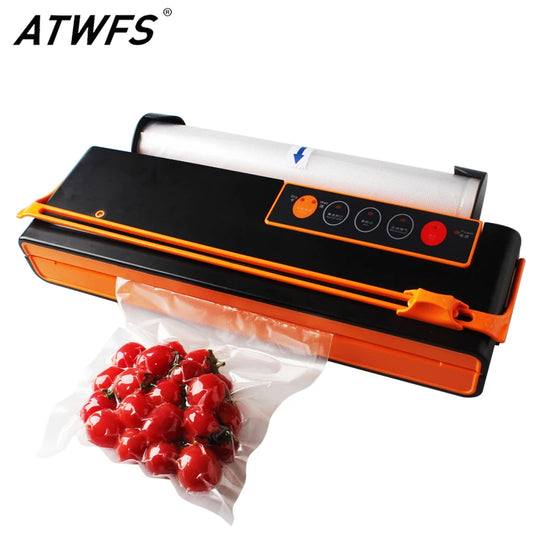 Vacuum Sealer Packing Machine 220V/110V Packaging Food Saver Sealing Machine with Automatic Cutting Vacuum Bag 10pcs for free