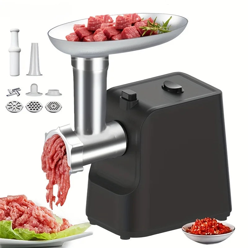 Electric Meat Grinder Heavy Duty Meat Mincer with Blades & Grinding Plates, Sausage Stuffer Maker, Grinder Plates for Home