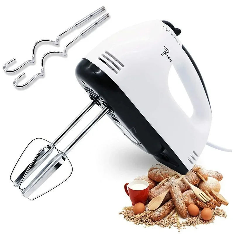 100W 7-Speeds Electric Mixer Egg Beater handheld Food Mixers Eggs Stiring blender Kitchen Cooking Tools For Baking Stirrer 220V