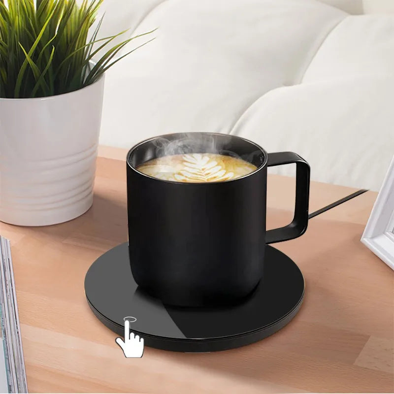 Coffee Cup Heater Mug Warmer USB Heating Pad Electic Milk Tea Water Thermostatic Coasters Cup Warmer For Home Office Desk DC 5V