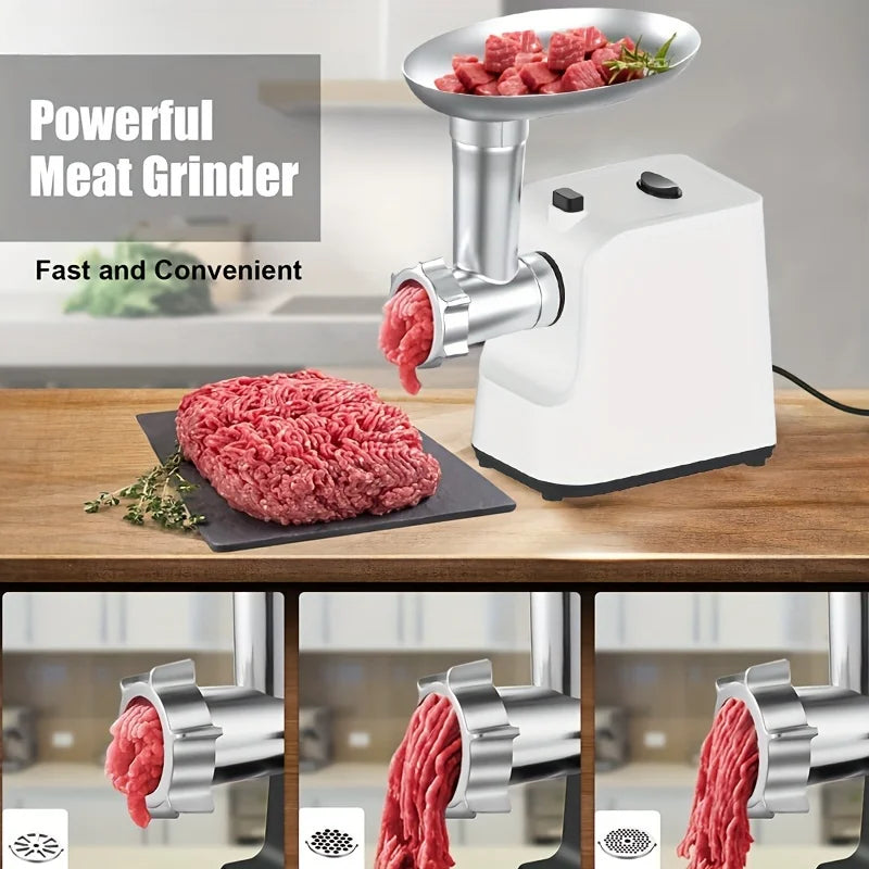 Electric Meat Grinder Heavy Duty Meat Mincer with Blades & Grinding Plates, Sausage Stuffer Maker, Grinder Plates for Home