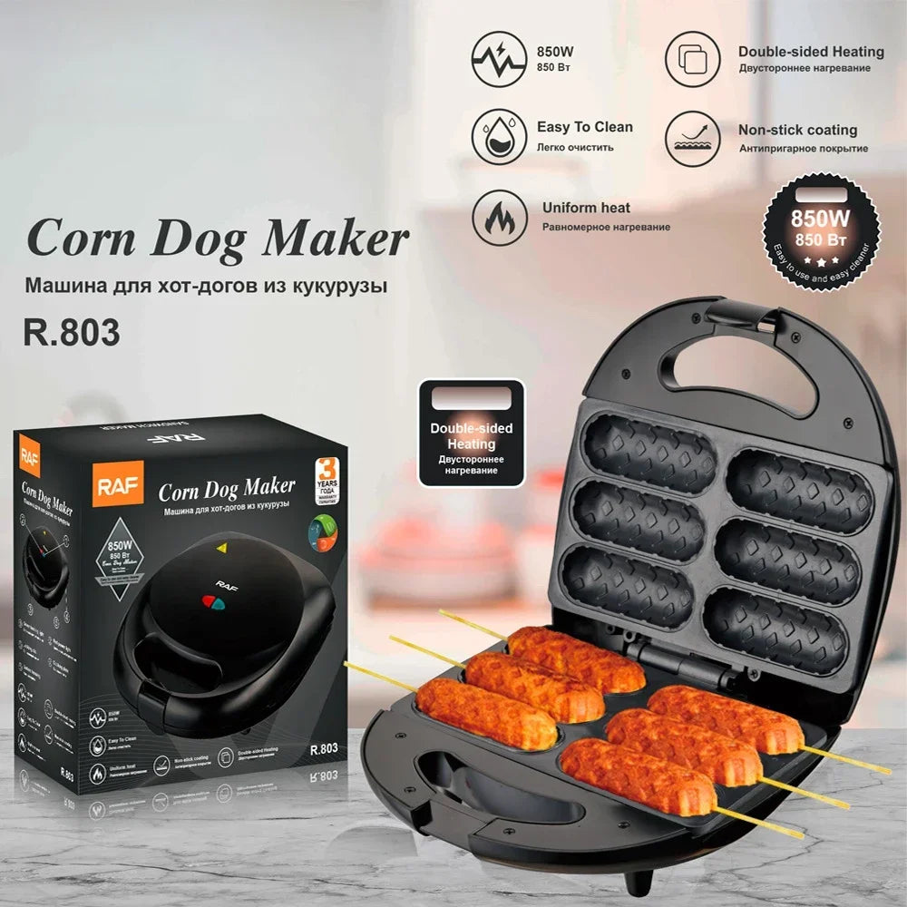 Hot Dog Maker 1PC Making Grilled Sausages Sausages Breakfast Maker Baking Frying Heating Home Small Mini Cooking Appliances