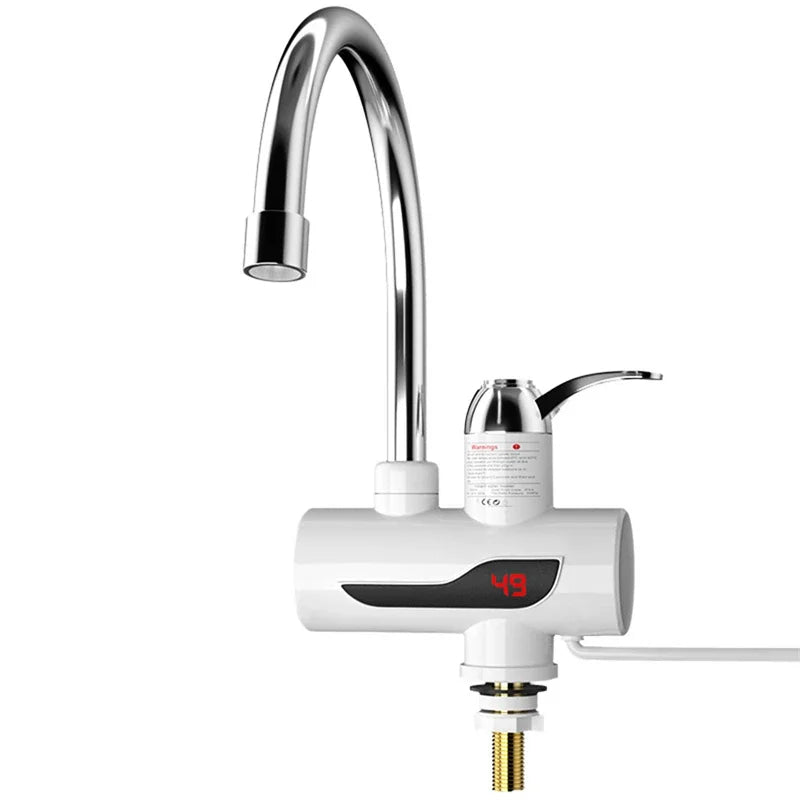 Electric Water Heater Kitchen Tap Instant Hot Water Faucet Heater Cold Heating Faucet Tankless Instantaneous Water Heater