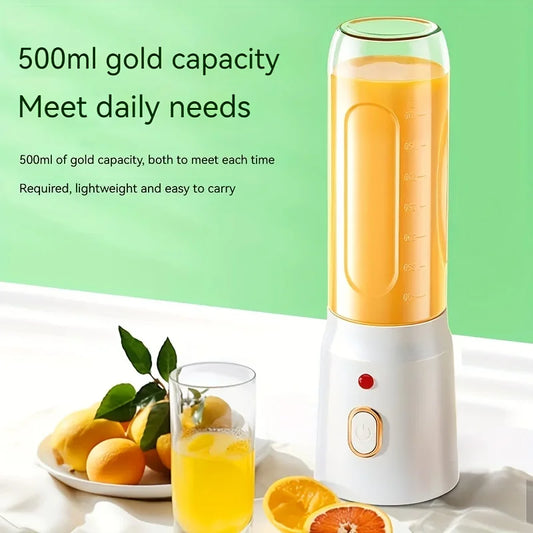 Portable Wireless Blender Electric Fruit Juicer Machine For Orange Ice Crushing 10 Blade Auxiliary Food Machine 1500mA Mixer