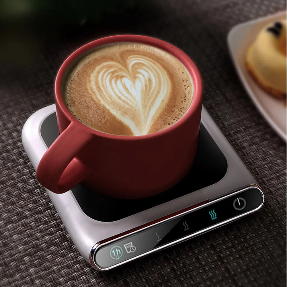 Cup Heater Mug Warmer 100°C Hot Tea Makers 5 Gear Warmer Coaster Electric Hot Plate Mini Induction Cooker Heating Pad