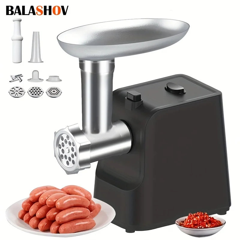 Electric Meat Grinder Heavy Duty Meat Mincer with Blades & Grinding Plates, Sausage Stuffer Maker, Grinder Plates for Home